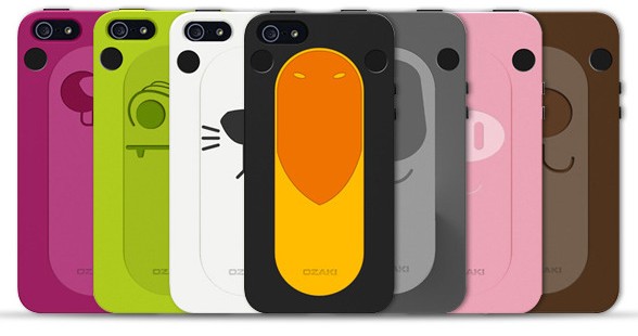 スタンド機能もついたかわいい動物iPhone5ケース！